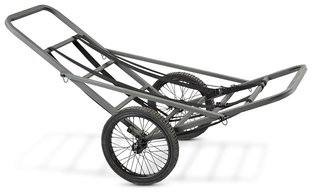 Guide Gear Aluminum Game Cart Deer Hauler Tree Hauling Hunting Gear Equipment With Wheels