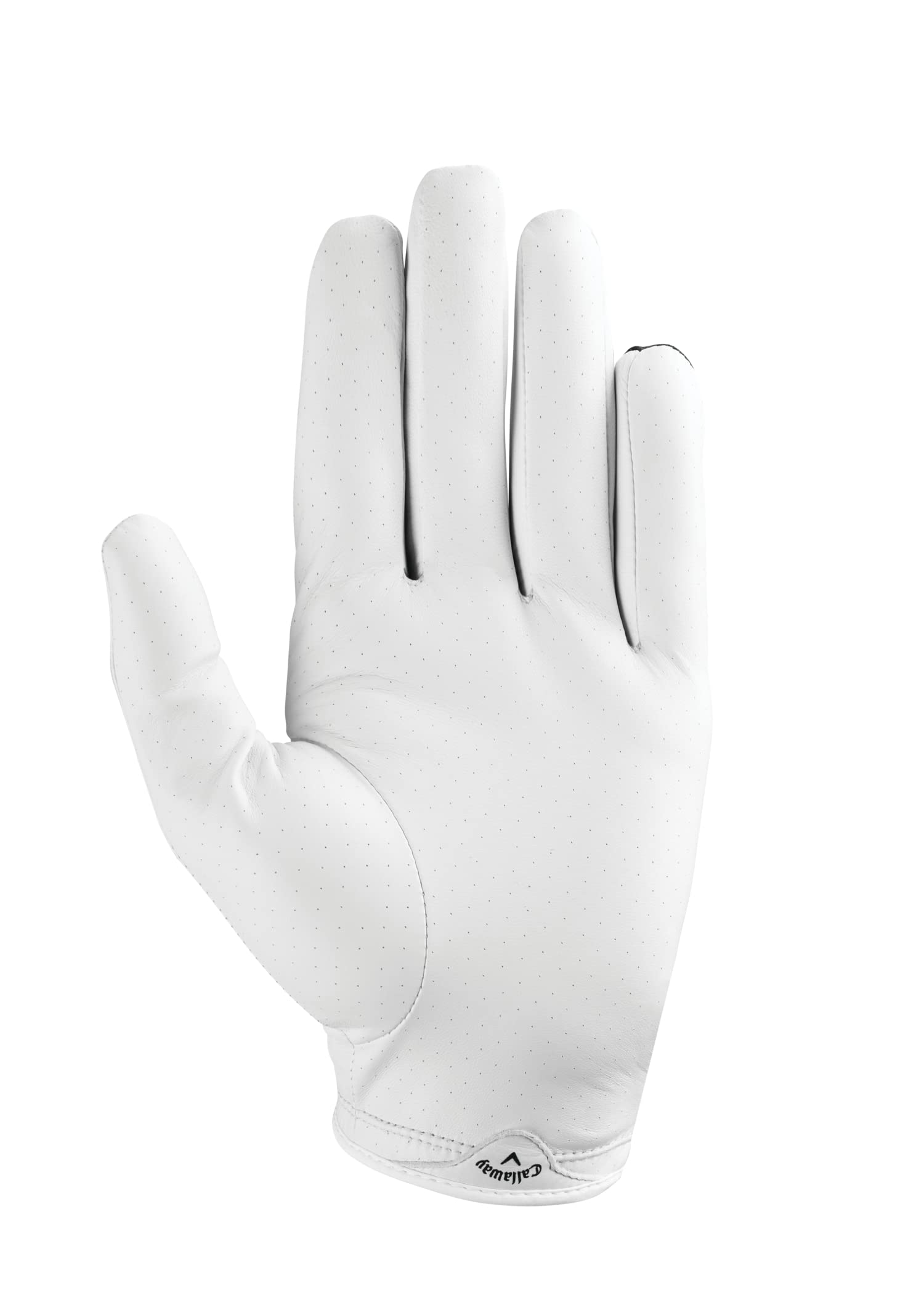 Callaway Golf X Spann Glove (Worn On Left Hand, Cadet (Short Fingers), X-Large, White/Black)