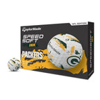 TaylorMade Golf Speed Soft Ink NFL Green Bay Packers Dozen