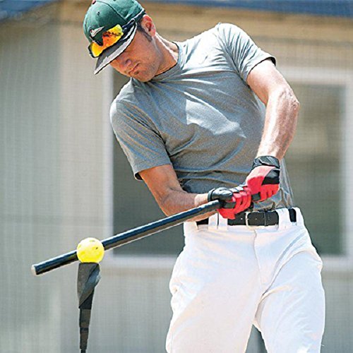 SKLZ Power Stick Baseball and Softball Training Bat for Strength, 30 Inch, 30 Ounce, Black/Yellow