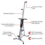 Maxiclimber Vertical Climber Combines Resistance Training And High-Intensity Cardio For A Full Body Workout. Free Coach-Led Clas