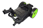 Caddytek 4 Wheel Golf Push Cart - Compact, Lightweight, Close Folding Push Pull Caddy Cart Trolley - Explorer V8, Lime