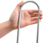 12X Heavy Duty Trampoline U-Shaped Metal Wind Stakes Goal Pegs Tent Ground Anchor