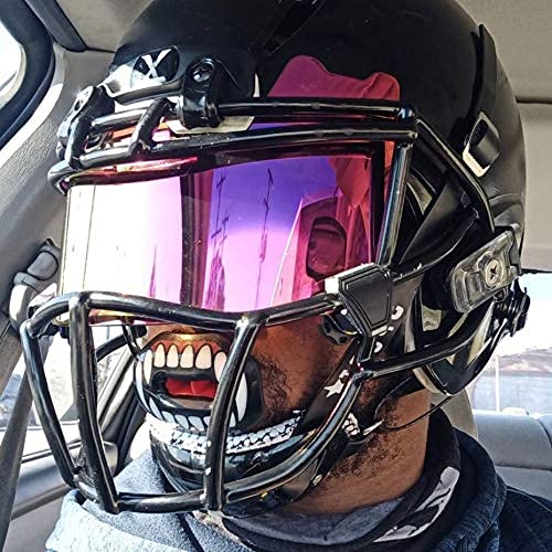 Oral Mart Vampire Fangs Football Mouth Guard - Lip Guard Mouthpiece  Lip Protector Mouthguard (Detachable Strap Included)