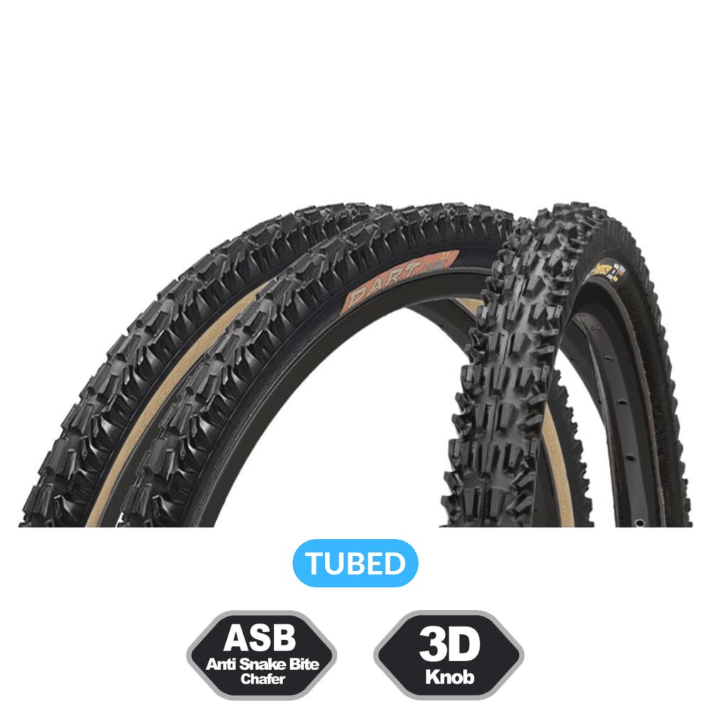 Smoke & Dart Classic Folding Mtb Tires 26X2.10 Dart-Front Wheel Amber