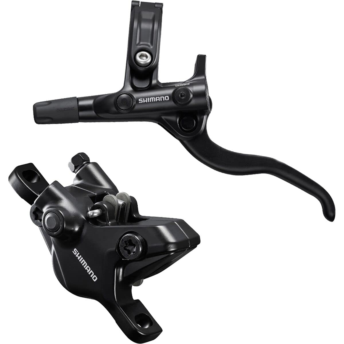 Shimano Deore Bl-M4100/Br-Mt410 Disc Brake And Lever - Front, Hydraulic, Resin Pads, Gray