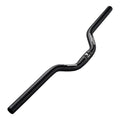 Rmiott 1 inch/25.4mm Rise 50mm MTB Handlebar Length 25.19 inchs/640mm Aluminum Alloy Black-Fits 25.4mm Stems