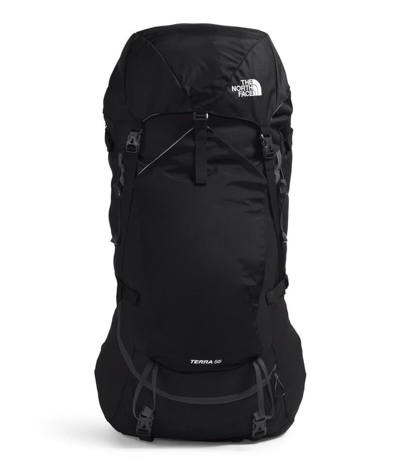 THE NORTH FACE Terra 55 Backpacking Backpack, TNF Black/Asphalt Grey-NPF, Large/X-Large