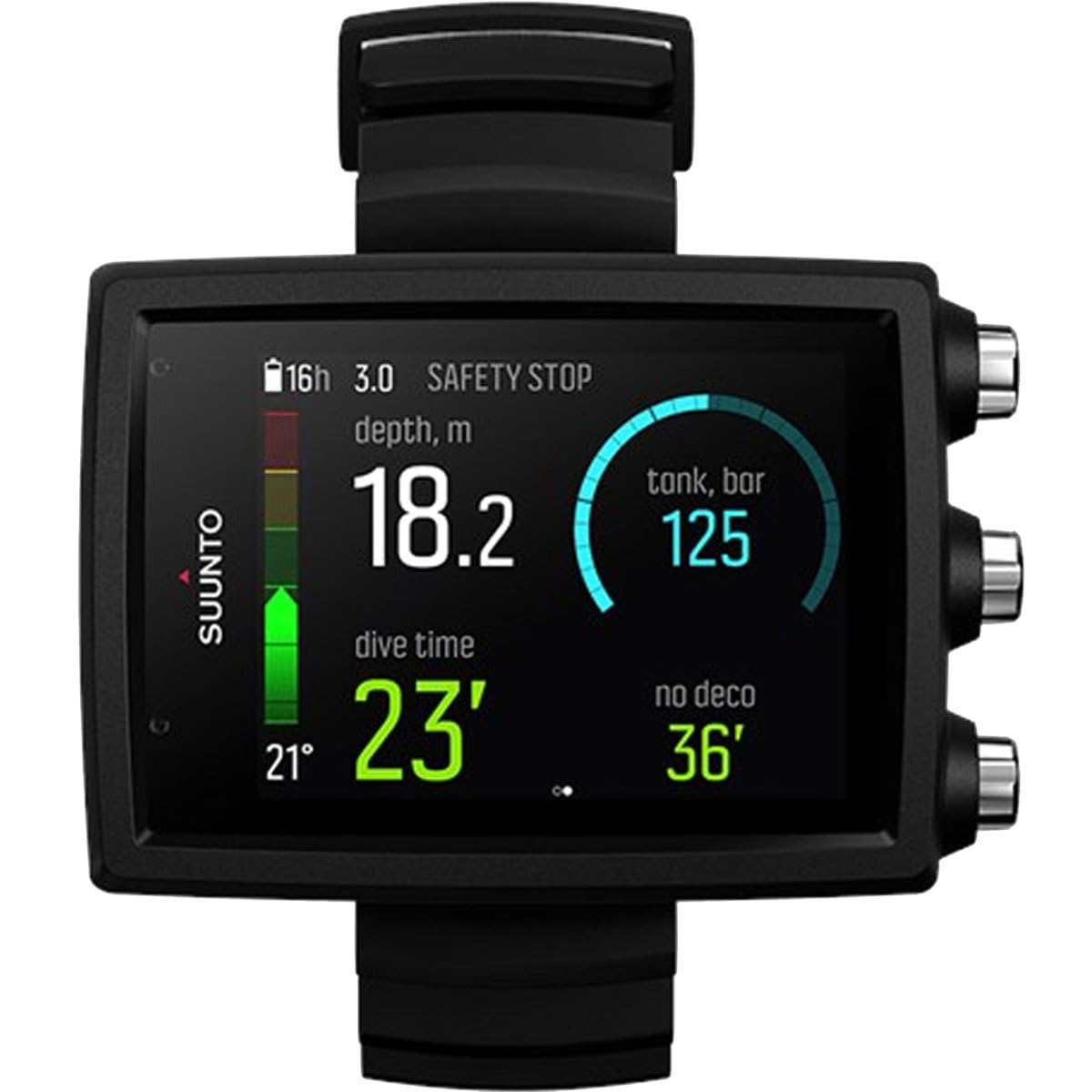 Suunto Eon Core Wrist Dive Computer With Transmitter & Usb, Eon Core Black, With Transmitter