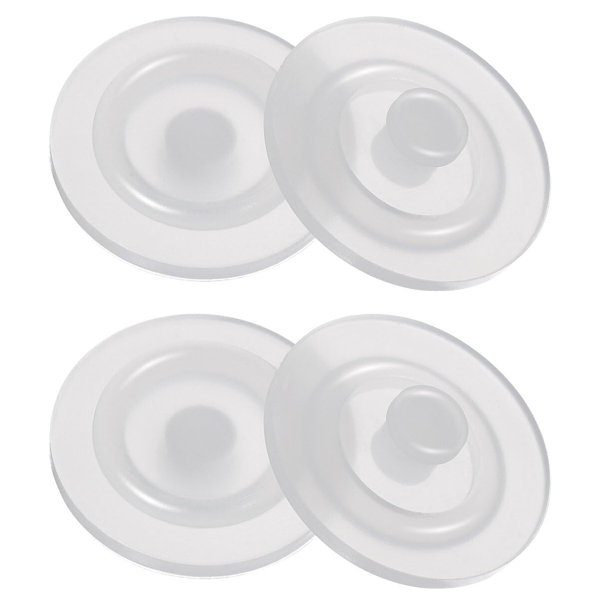 ABOOFAN Silicone Leak-Proof Water Bottle Stoppers 4-Pack - Spill-Proof Plug for Belly Bottle, Tumbler, Reusable Sealing Cap for 
