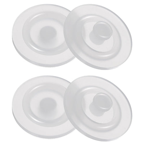 ABOOFAN Silicone Leak-Proof Water Bottle Stoppers 4-Pack - Spill-Proof Plug for Belly Bottle, Tumbler, Reusable Sealing Cap for 