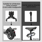 Ruishika E Scooter Turn Signal,Scooter Bike Turn Signal/Blinker/Tail Light With Remote Control Compatible With Xiaomi M365/Pro2/