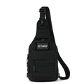 WOLFpak 9L Tactical Sling Bag (Alpha Black) Concealed Carry CCW Backpack |Military Crossbody EDC Daypack Molle Chest Shoulder Pa