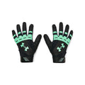 Under Armour Womens Radar Softball Gloves , (002) Black / Antifreeze / Antifreeze , Large