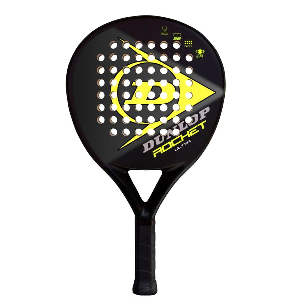 Dunlop Sports Rocket Ultra Padel Racket, Blackyellow