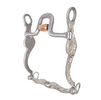 Classic Equine Versatility Shank Cowhorse Bit With Flat Port Roller, 7.25-Inch