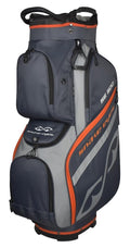 Snake Eyes SE500 14 Way Divider Golf Cart Bag Dark Gray/Light Gray/Orange