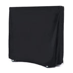 Beiller Table Tennis Cover, Outdoor & Indoor Heavy Duty Waterproof Ping Pong Table Dust Cover (65'' X 28'' X 73'') Black, Premiu