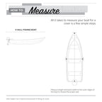 Classic Accessories Stellex All Seasons Boat Cover, Fits Boats 12 - 14 L x 68 W, Trailerable Boat Cover with Polyester Fade-Re