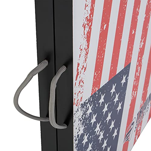 Triumph Sports Triumph Patriotic Classic 2X3 Cornhole Set - Includes 2 Patriotic Boards, 8 All-Weather Cornhole Bags