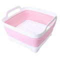 Montnorth Dishpan For Washing Dishes,9L Collapsible Dish Tub Portable Sink,Wash Dish Basin,Foldable Laundry Tub,Washing Basin Wi