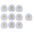Acxico 10Pcs Ping Pong Table Tennis Racket Rubber Protection Film Protection Cover Transparent