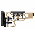 MDT SRS Short FDE Skeleton Buttstock, Custom fit Cheek Rest & Buttpad, CNC Machined 6061-T6 Aluminum, Compatible with TAC21, LSS