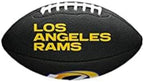 Wilson Sporting Goods Nfl Los Angeles Rams Team Logo Football , Black, Mini Size