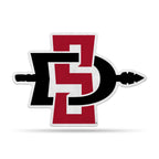 Rico Industries Ncaa San Diego State Aztecs - Sdsu Primary Shape Cut Pennant - Home And Living Room D  Cor - Soft Felt Ez To Han