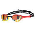 ARENA Unisex Cobra Ultra Swipe Racing Swim Goggles for Men and Women Swipe Anti-Fog Technology Polycarbonate Mirror Lens, Gold/R