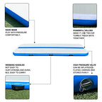 Tuxedo Sailor Inflatable Gymnastics Tumbling Mat Air Tumble Track 10/13Ft 4/6In Thickness Air Floor Mat With Electric Air Pump F