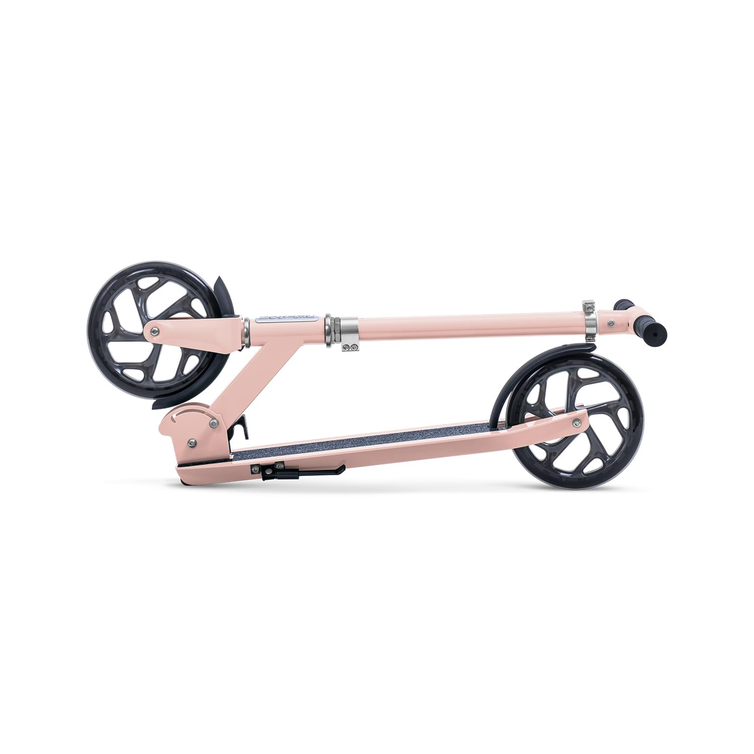 Jetson Hex 2-Wheel Kick Scooter, Sturdy Wide Deck, Rear Brake, Easy-Folding Mechanism, Kickstand, Ages 8+ Pink, JHEX-RGD