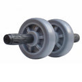 VISTORA Textured Handles Double Wheel Ab Roller TPR Rubber Dual Wheel Abdominal Roller Internal Bearings Fitness Gear 15 Cm Whee