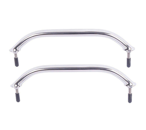 12Inch Boat Grab Bar, Stainless Steel Oval Grab Handle Handrail Multipurpose Hardware (2pcs)