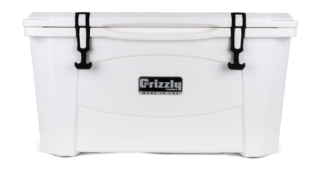 Grizzly 60 Cooler  60 Qt Ice Chest Durable Rotomolded Insulated  Made In Usa  Warranty For Life  For Beach Boat Camping Fishing 
