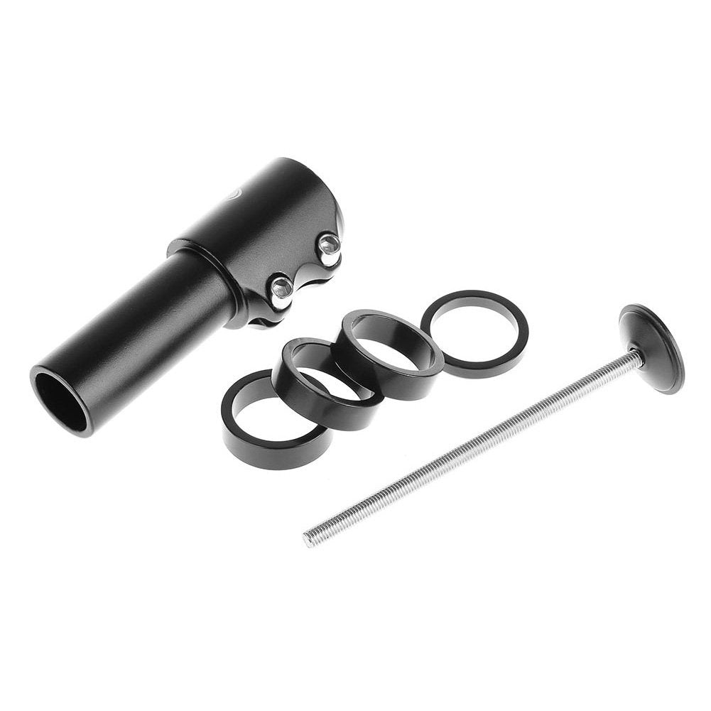 Bike Stem Riser Wake Bike Fork Stem Extender Bicycle Handlebar Raiser Head Up Adapter Suitable For Mountain Bike, Road Bike, Mtb