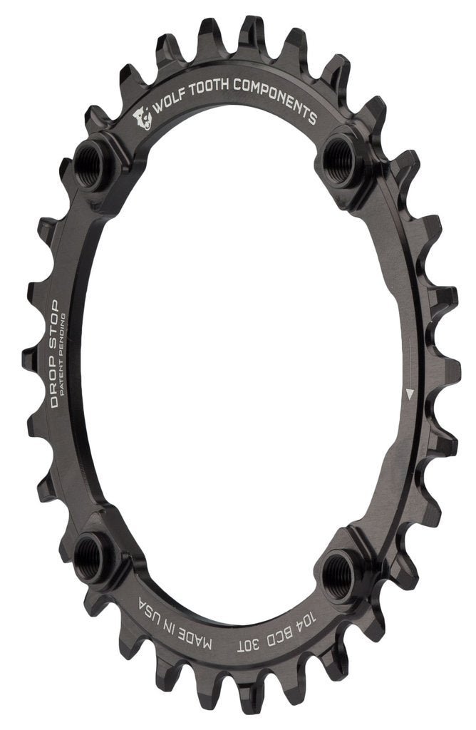 Wolf Tooth 104 Bcd Spider Mountain Bike Chainrings (34 Tooth, Drop-Stop A, Mtb)