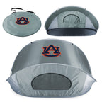 Picnic Time Ncaa Auburn Tigers Manta Portable Beach Tent - Pop Up Tent - Beach Sun Shelter Pop Up