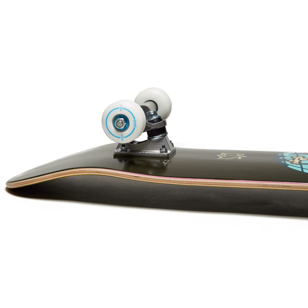 [Ccs] Globe Skateboard Complete Black 7.75'' - Maple Wood - Professional Grade - Fully Assembled With Skate Tool And Stickers -