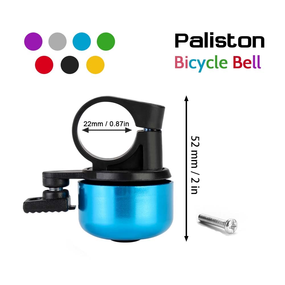 Paliston Bike Bell Bicycle Bell Crisp Sound For Adults Kids Boys Girls Blue  Blue