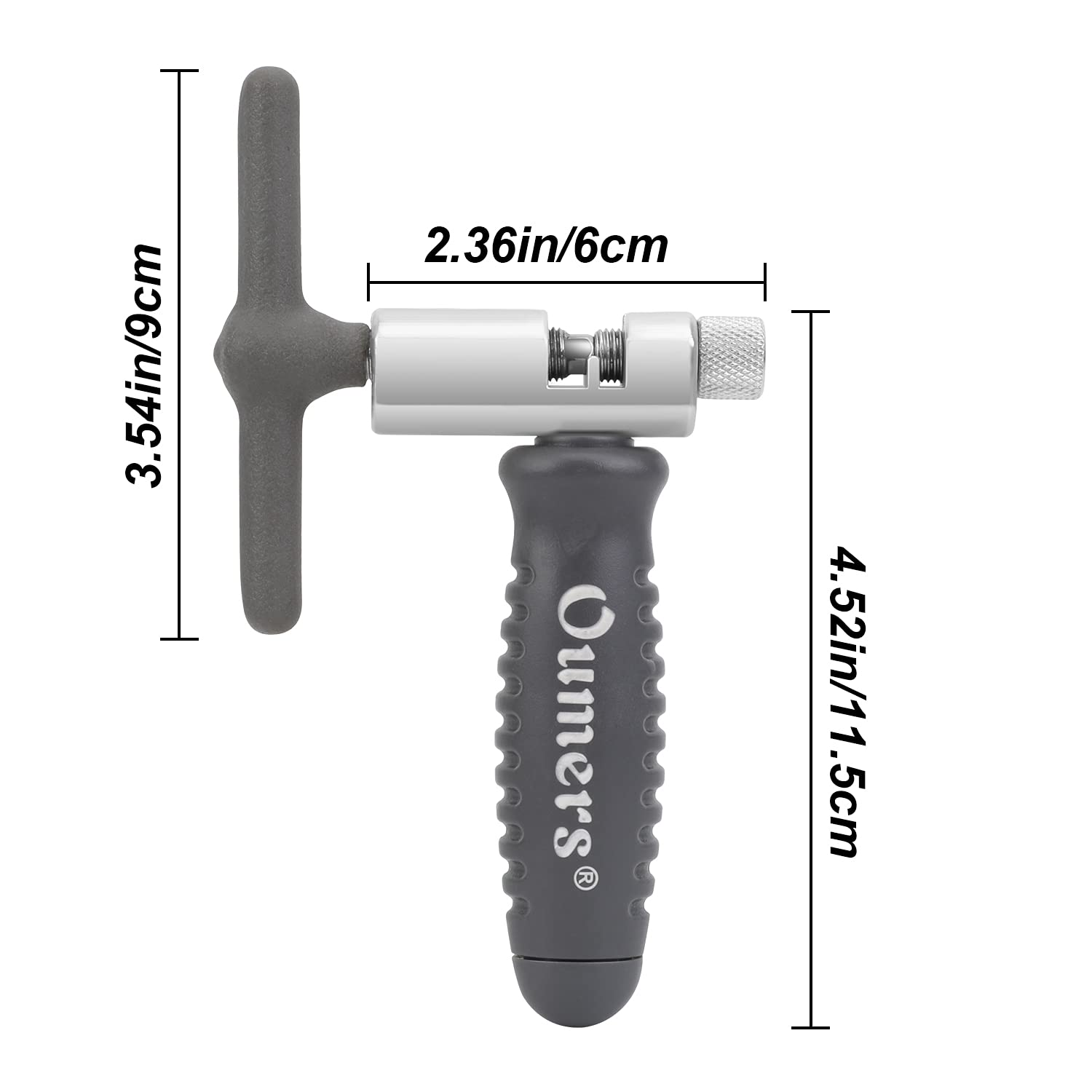 Oumers Bike Chian Breaker Tool, Universal For 7 8 9 10 11 Speed Chains Link, Remove Rusty Chains Easily. A Small Durable Bicycle