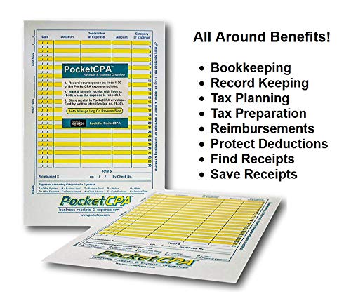 Receipts Organizer  Expense Envelopes Receipt Organizer Envelopes That Record Business Expenses, Store Receipts And Log Auto Mil
