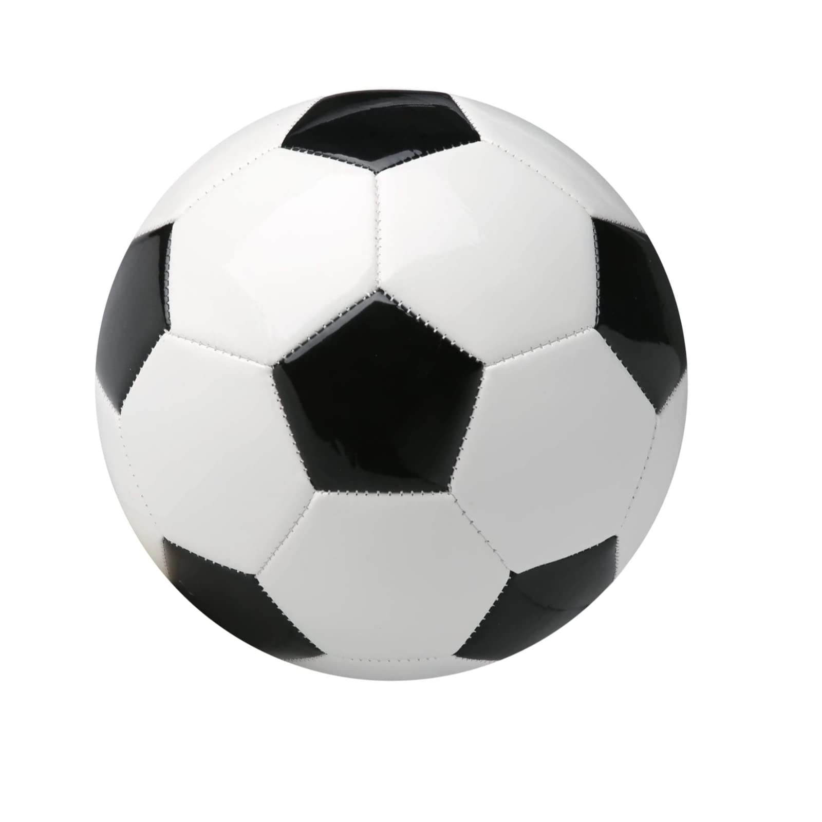 Spdtech Soccer Ball Size 2 Classic White Black Thicker Pu Tight Weaved Suitable For Kids Toddler Boy Trainning Practice Or Gift 