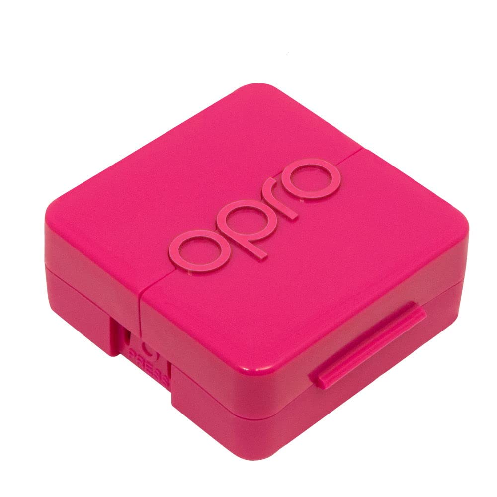 Opro Mouthguard Case, For Football, Hockey, Lacrosse, Mma, Combat And Contact Sports Mouth Guard Case (Pink)