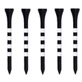 Zivisk Wooden Golf Tees 2-3/4 Inch 100 Count, 2.75'' Long Golf Wood Bamboo Tees(Black,70Mm)