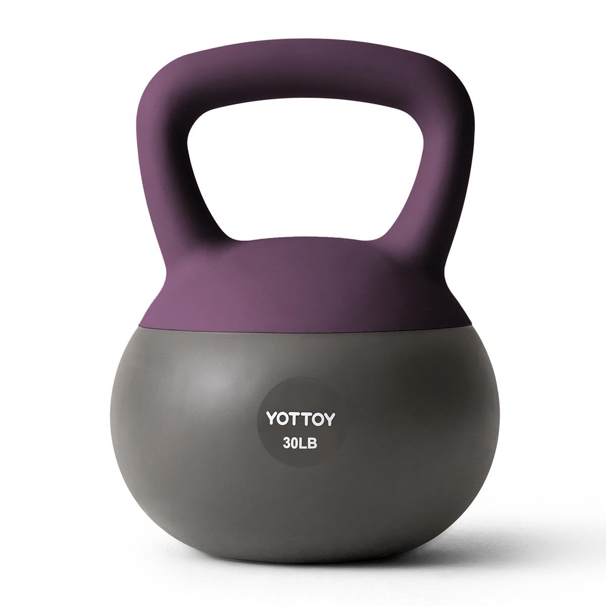 YOTTOY Soft Kettlebells, 30 lb kettlebell with Anti-Slip Base & Impact-Resistant Design - Perfect for Strength Training Kettlebe