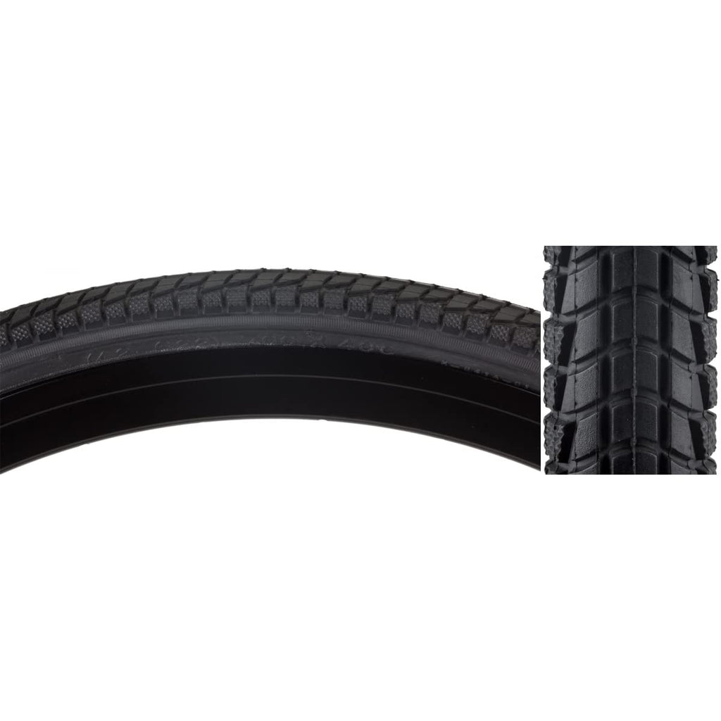 Sunlite Komfort Hybrid Tires, 700 X 40, Black/Black Skin