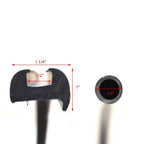 Taco Metals V11-3447Bbk50-2 / Taco Flex Vinyl Rub Rail Kit - Black W/Black Insert - 50039;