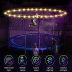 Suveus 52Ft Trampoline Lights, Waterproof Led Lights For 16Ft 15Ft 14Ft 12Ft 10Ft Trampoline, 16 Colors Change With Remote And A