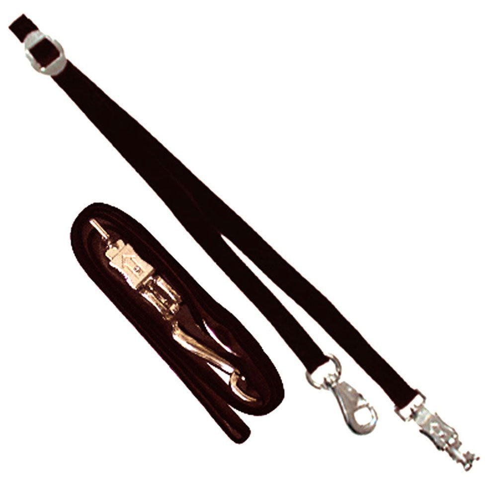 Intrepid International Durable and Secure Nylon Cross Ties, Adjustable 40-75 inches, Crossties for Horses, Horse Tie Down with P